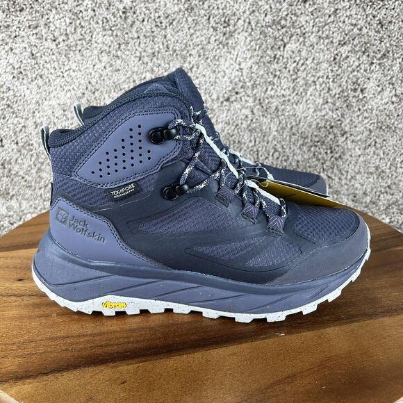 Jack Wolfskin Women's 6.5 Terraventure Texapore Mid W Waterproof Hiking Shoes - Picture 2 of 12